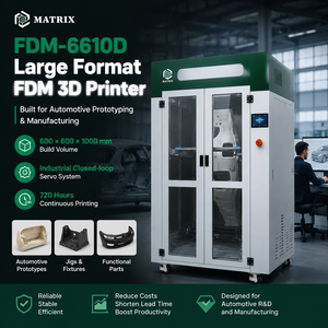 Large FDM <b>3D</b> <b>Printer</b> Industrial Closed Loop System 600 X 1000 Mm Build Volume for Automotive Prototyping Large FDM <b>3D</b> Pri - Product Image 2