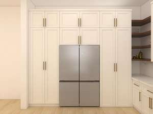 Muebles de Cocina Modulares de Estilo Shaker Elegante, Diseño de Bloques Simple, Personalizables, Madera Maciza, Granito, para Casas y Apartamentos - Product Image 5