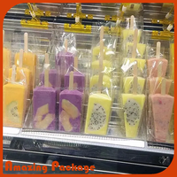 Sacs d'emballage thermoscellés à impression personnalisée pour bonbons glacés à la glace Sacs en plastique pour bonbons glacés