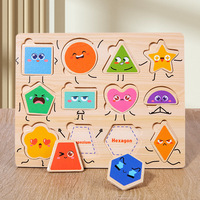Montessori DIY houten speelgoed vroeg leren fruitvorm puzzelbord educatief cognitief matchend bordspel voor cadeau