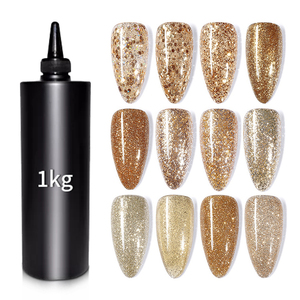 Gel à ongles de photothérapie, paillettes colorées, diamants, Champagne, argent, <span class=keywords><strong>blanc</strong></span>, vente en gros d'usine - Product Image 3