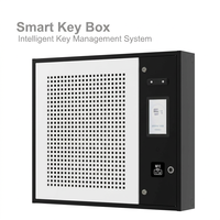 Gabinete de Llaves Inteligente con 95 Ranuras, Caja Fuerte con Control de Llaves RFID, Sistema Electrónico de Gestión de Llaves, Montaje en Pared, NFC, Huella Dactilar, Reconocimiento Facial