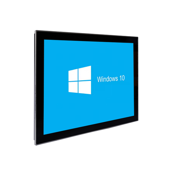 19" Industrial Embedded Touch Monitor, IP65 Panel Mount HMI Display with PCAP Touch USB Interface