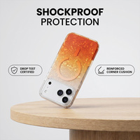 Funda de Lujo con Purpurina de Alta Calidad para Teléfono Móvil, Marco de Cámara Brillante con Degradado para iPhone 17 16 15 14 13 Pro Max