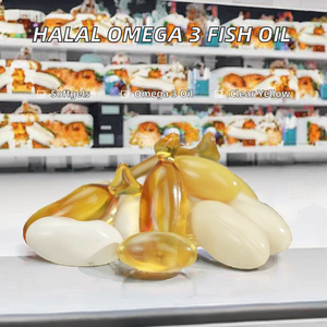 Huile de poisson naturelle DHA EPA Halal 1,3 g, gélules molles, oméga 3, 60 unités, durée de conservation de 24 mois, complément alimentaire pour adultes, hommes et femmes - Product Image 2