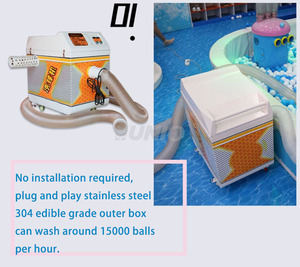 Laveur <span class=keywords><strong>de</strong></span> piscine à balles d'intérieur en acier inoxydable, haute vitesse, puissant, avec fonction <span class=keywords><strong>de</strong></span> <span class=keywords><strong>désinfection</strong></span> <span class=keywords><strong>et</strong></span> <span class=keywords><strong>de</strong></span> <span class=keywords><strong>nettoyage</strong></span>, électrique 220V/110V - Product Image 6
