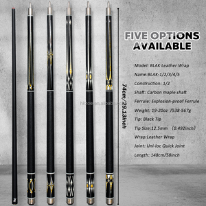 PREOAIDR Taco de Billar de Fibra de Carbono de 2 Piezas, 58 Pulgadas, Eje de Arce, Junta de Latón, Taco de Billar Profesional Duradero para Snooker y Pool - Product Image 2