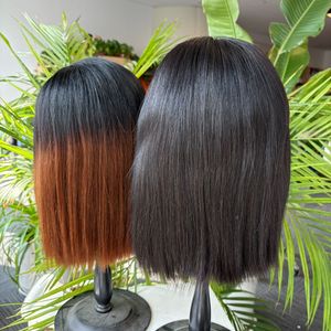 Parrucche Bob Corte con Chiusura in Pizzo 5x5 Senza Colla, Capelli Umani Vergini Remy Naturali Neri Vietnamiti, con Baby Hair - Product Image 3