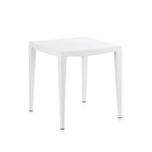 Tavolo Moderno e Resistente per Uso Interno ed Esterno - Bianco 70 x 70 cm - Product Image 1