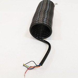 Câble électrique spiralé rétractable pour camion <span class=keywords><strong>remorque</strong></span> ABS / EBS Câble d'alimentation enroulé avec connecteurs 7 broches - Product Image 4