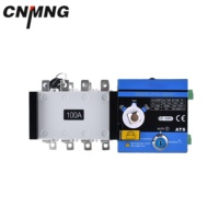 Commutateur de transfert automatique double alimentation FHG-250/4P-S1-F avec contrôle automatique-manuel pour station de stockage d'énergie photovoltaïque et éolienne