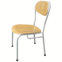 Pièces de chaise de table en bois bon marché et durables mobilier de salle de classe universitaire à bureau unique