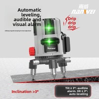 Niveau laser infrarouge à ligne fine Nanwei Spy Model Green Light, haute précision, batterie rechargeable puissante, pour mur et sol