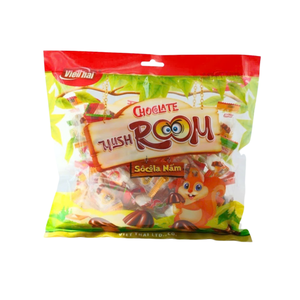 Galletas Crujientes con Chocolate y Champiñones 240g, Deliciosas Galletas con Capa de Crema de Chocolate Suave, Bolsas de Snacks para las Fiestas - Product Image 1