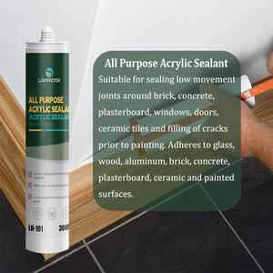 Mastic acrylique latex 300ml/600ml à faible rétrécissement, adhésif étanche pour joints et scellement - Product Image 4