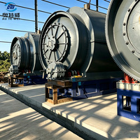 Machine de pyrolyse intermittente haute performance pour le recyclage de pneus usagés, de boues d'huile et de plastique en pétrole de craquage