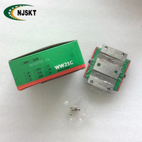 Bloc de glissière linéaire HIWIN 17 mm WEW17CCZAC, guide linéaire WEW17CC