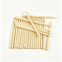 Brochettes jetables en bambou rond naturel imprimées sur mesure, longueur personnalisable pour la restauration et la grillade