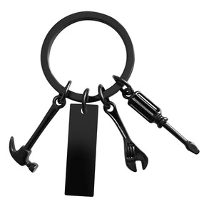 <span class=keywords><strong>Porte</strong></span>-clés créatif personnalisé vintage en acier inoxydable avec logo gravé au laser ouvre-bouteille outils pour les cadeaux de fête <span class=keywords><strong>des</strong></span> pères - Product Image 3