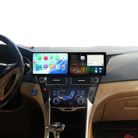 ZWNAV Double écran 9,1 pouces pour Hyundai Sonata 2011-2015, autoradio Android 15, autoradio, CarPlay sans fil, GPS, Wifi, Hifi, RDS, OEM