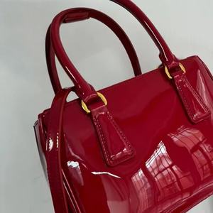 Bolso de Mano de Cuero Rojo Charol de Alta Calidad y Lujo 2025, Bolsos de Mano de Lujo para Mujer, Bolso Cruzado de Moda - Product Image 1