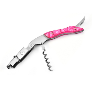 שרף ורוד מקצועי ידית פותחן יין נירוסטה - Product Image 3