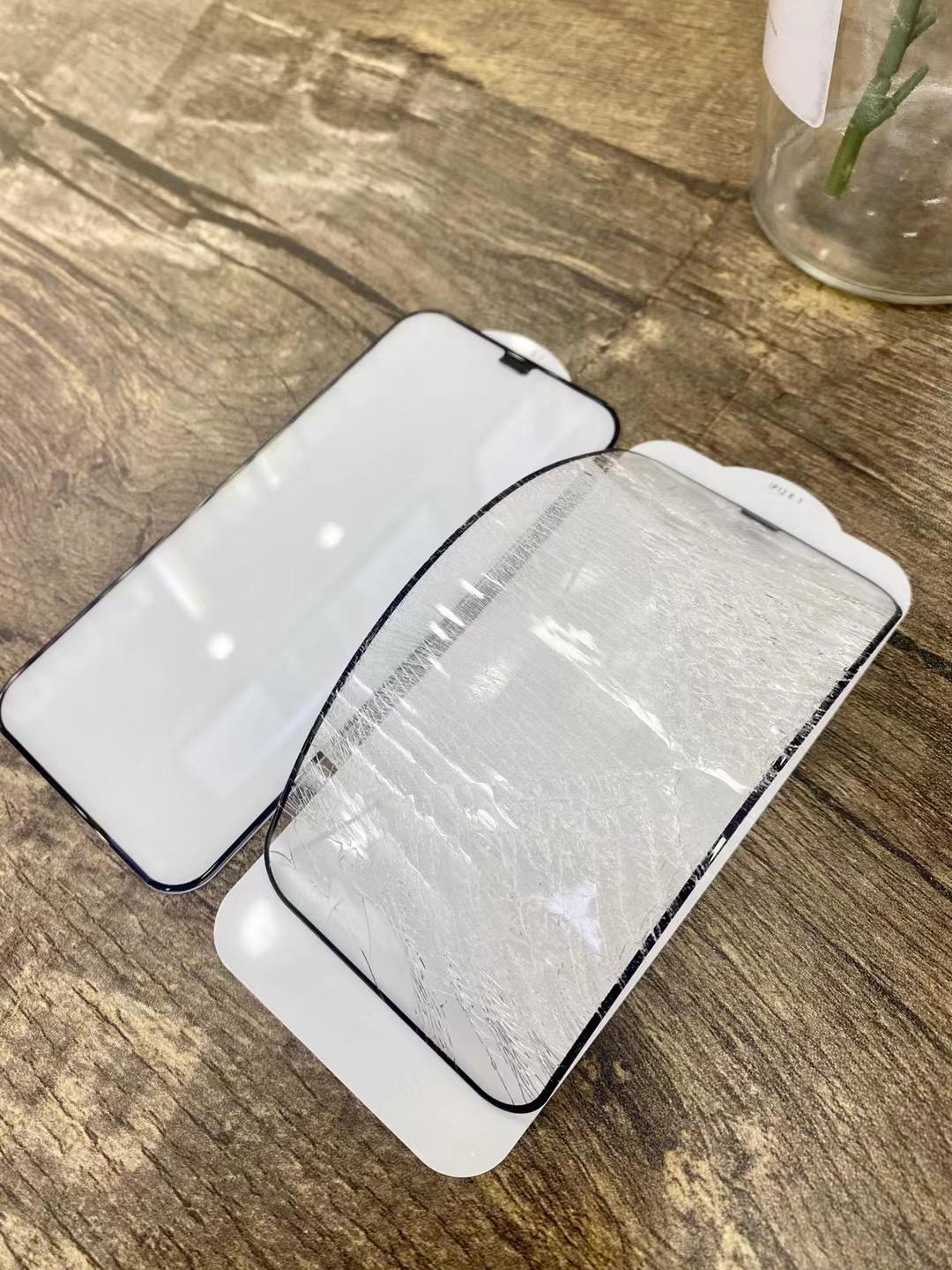 IMEX 9h 2.5D 3D gummed D dust proof tempered glass For Apple iPhone XS 11 12 Pro Max Protective Film Screen Protector