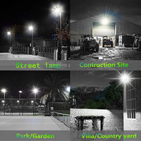 Projecteur LED industriel 300W 240W 200W avec capteur photocellule, certifié ETL CETL SAA CE ROHS, 100-277 Volts, IP66, éclairage extérieur intelligent