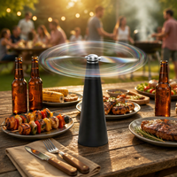 Ventilateur anti-mouches portable suspendu, silencieux, alimenté par batterie, pour table, répulsif anti-insectes pour barbecue en extérieur, pique-nique, jardin, camping, OEM