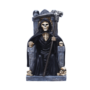 9 pulgadas trono muerte estatua resina muerte escultura decoración muerte en trono figurita regalo de Halloween - Product Image 1