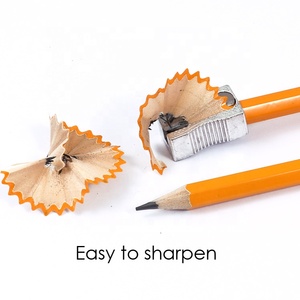 <span class=keywords><strong>Foska</strong></span> 12pcs đóng hộp borrador de Lapiz Hexagon HB vẽ phác thảo bằng gỗ tiêu chuẩn màu vàng mài bút chì với tẩy - Product Image 3