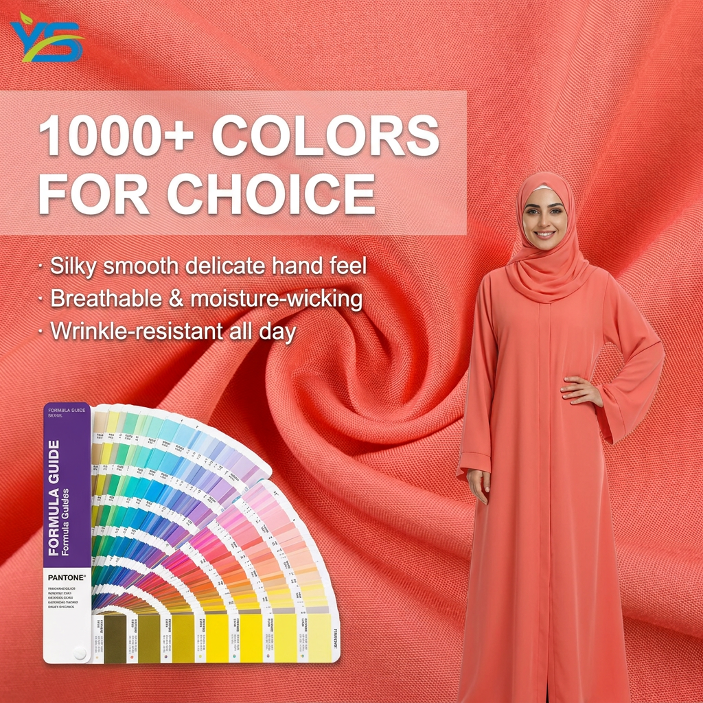 Custom Colour Solid Weft Medium Weight 100%Rayon Fabric Ladies Dress Rayon & Viscose & Modal Fabric For Headband