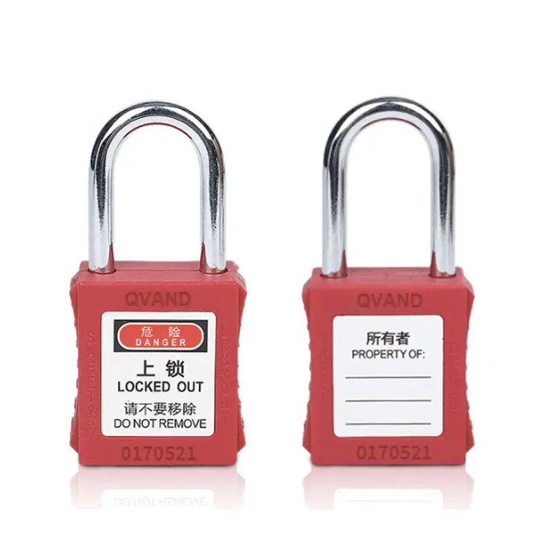 High quality Industrial safety locks plastic insulated safety padlocks