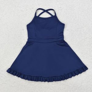 Vestido de Yoga para Niñas, Estilo Veraniego, con Volantes hasta la Rodilla, Ropa Deportiva para Bebés y Niñas Pequeñas - Product Image 2