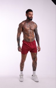 Calzoncillos Boxer Rojos de Algodón para Hombre, Transpirables, Suaves, de Corte Relajado, Cómodos, Proveedor de Fábrica de Ropa Interior Masculina - Product Image 4