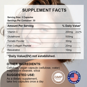 OEM Hot Sale L-Glutathion Reduziert L Glutathion 99% Pulver Haut Glutathion Pulver Bulk - Product Image 5