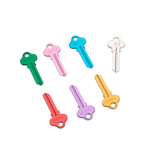 Lot de 50 clés vierges en alliage de titane mélangé, modèles LW4 et LW5, pour clés résidentielles, colorées, pour usage quotidien, emballées sous film mousse. - Product Image 6