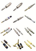 Adaptateur Jack Microphone Cuivre 6,5 mm vers 3,5 mm Femelle, Connecteur Stéréo Plaqué Or 1/8 vers 1/4 Mâle