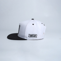 Grosir Oem Odm topi bisbol olahraga pinggiran datar Logo bordir 3D tidak terstruktur polos 5 Panel kustom topi Snapback untuk dewasa