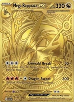 Carte à collectionner originale japonaise Mega Rayquaza Ex M6 of the Void Anime Trading Card Booster Box Paper
