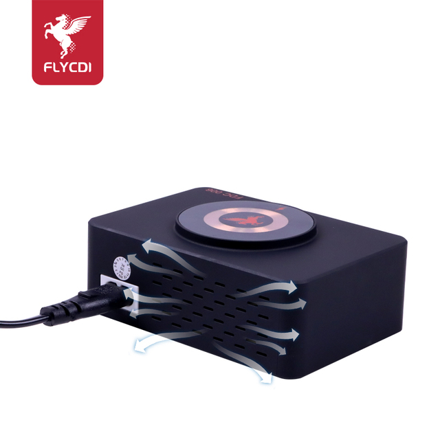 FLYCDI 140W LCD Display 9-in-1 Desktop Charger with PD USB-C and 5 USB Ports for Laptops Smartphones Watches Tablets