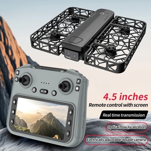 Drone Quadricoptère RC S161 Max Brushless LED Pliable avec Caméra FPV HD 720P, Nouveau Kit Complet avec Écran 4,5 Pouces et Protection de Grille - Product Image 2
