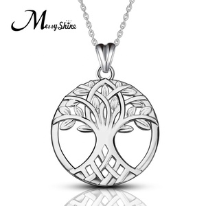 Plata de Ley 925 de la familia encantos <span class=keywords><strong>del</strong></span> árbol de la vida COLLAR COLGANTE para las mujeres - Product Image 1