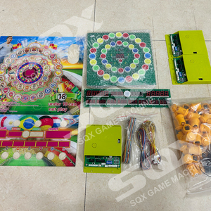 Kit de machine de jeu de flipper en métal avec carte PCB d'arcade, fonctionnement à pièces avec clavier LED Mario, alimentation 110/220V, garantie 1 an, anglais - Product Image 1