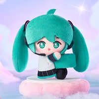 Peluches Hatsune Miku Hagu Hagu en boîte mystère, jouets en peluche et accessoires, série Vocaloid du Japon, cadeau d'anniversaire