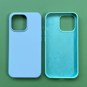 Coque de téléphone portable en silicone liquide avec logo personnalisé de couleur originale, très vendue, pour <span class=keywords><strong>iPhone</strong></span> 14 12 13 11 15 16 17 Pro Max - Product Image 5