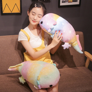 Cuscino Peluche a Forma di Axolotl Personalizzato all'Ingrosso, Simpatico Giocattolo Imbottito a Forma di Axolotl per Bambini, Bambola Peluche Axolotl Personalizzata - Product Image 5