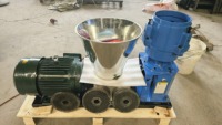 Machine à granulés électriques HD pour aliments secs et humides pour poulets, canards, poissons - Production élevée de 200 kg/h, traitement d'aliments pour bétail, 220V/380V, garantie 1 an