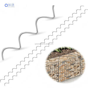 Panier <span class=keywords><strong>gabion</strong></span> pour plantes, soudé, <span class=keywords><strong>à</strong></span> trous carrés, en <span class=keywords><strong>acier</strong></span> <span class=keywords><strong>galvanisé</strong></span> antirouille, résistant aux intempéries, haute capacité de charge, clôture argentée - Product Image 2