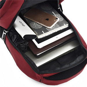 Men's Backpack With Usb Port 20-35L Business Travel Laptop Bag Solid Color Detachable Straps - Product Image 5